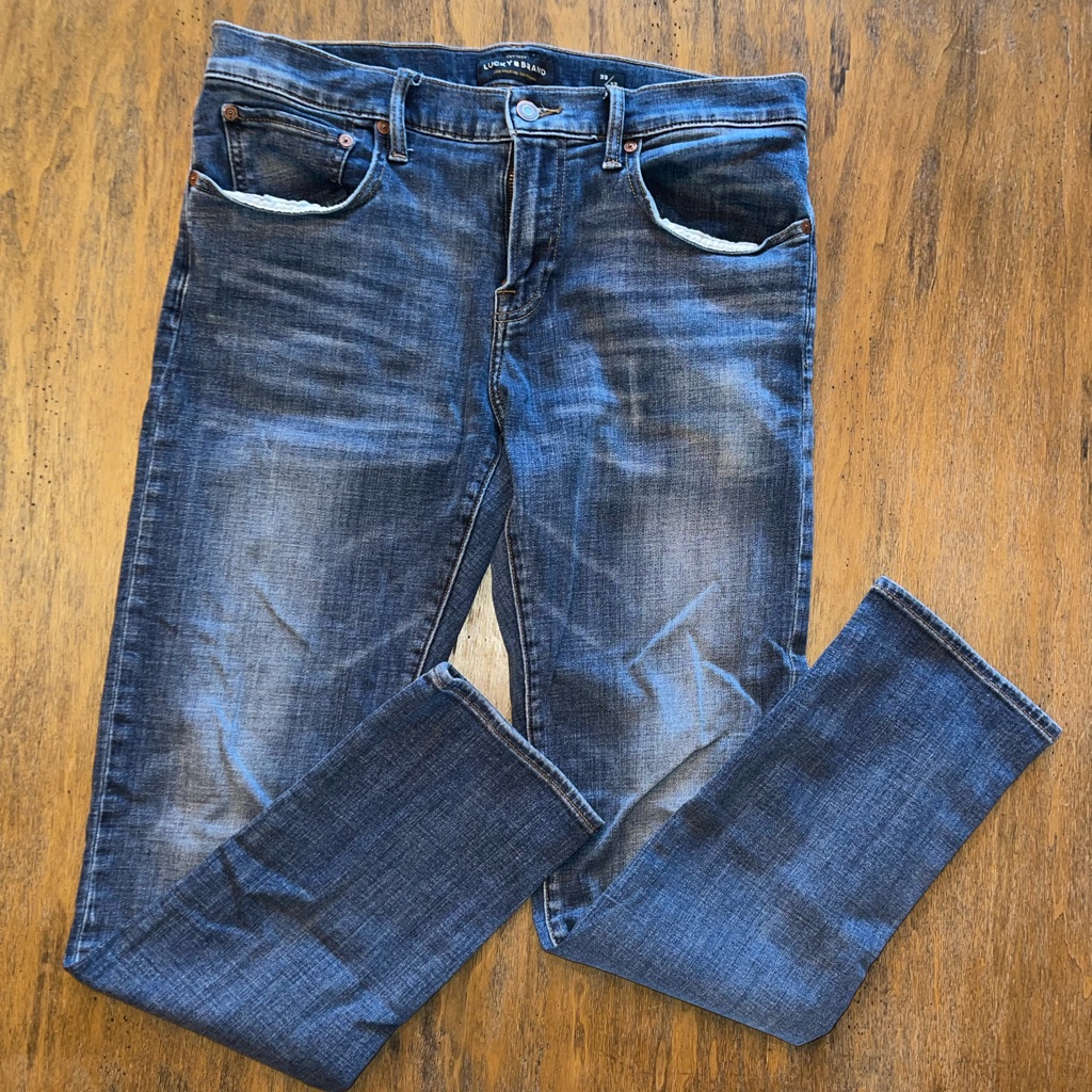 Mens Lucky Brand 110 Skinny Size 3332